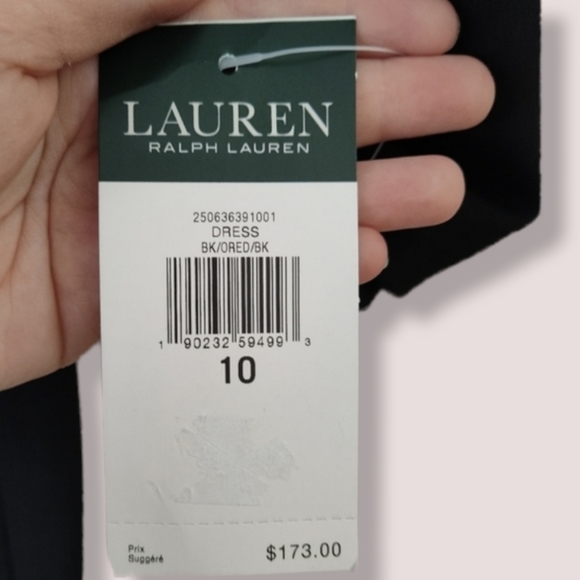 NWT Ralph Lauren Mock Neck Zip Dress - Picture 8 of 11